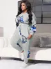 Survêtements grande taille femme vêtements tenues pull haut et pantalon deux pièces ensembles femmes tenues survêtement ensemble en gros en vrac goutte