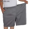 Shorts masculinos de verão shorts plus scorts homens 5xl 6xl 7xl 8xl 9xl 10xl 11xl 12xl 13xl 14xl cintura de 160cm cintura elástica solta shorts de algodão z0216