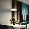 Kolye lambaları Kuzey Yıldız Nordic Tasarım Mutfak Yuvarlak Cam Lamba Üç Baş Yemek Odası Bar LED Işık Asma