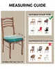 Sandalye Kapakları Yavru Gradyan Doku Kaçan Slipcovers için Suluboya Elastik Koltuk Kapağı Ev Koruyucu Streç