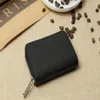 Purses Mens Wallet Short Card Holders Paris Plaid Style Male Man single zipper Purse Canvas Multiple With Box202l