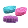 Siliconen Body Brush Baby Douche Spons Droge Massager Badhanddoek voor Body Bast Siliconen Body Scrubber Back Scrubber