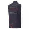 Giacca gilet da uomo F1 primavera autunno 2023 Nuova squadra di Formula 1 Moda casual giacche senza maniche Sport all'aria aperta cappotto con zip caldo