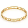 Moda srebrna szekla ze stali nierdzewnej rzymska bransoletka biżuteria bransoletki z różowego złota bransoletki dla kobiet miłość bransoletka