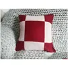 Cushion/Decorative Pillow Wool Cushion Er 45X45Cm/65X65Cm Without Case Drop Delivery Home Garden Textiles Dhz2P