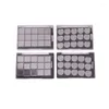 Storage Bottles 1Pc Empty Magnetic Cosmetics Palette Eyeshadow Blusher DIY Makeup Box With 15 Grids Iron Plate And Brush