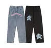 Dżinsy męskie Y2K Retro Street Print Alphabet Star dżinsy Mężczyźni i kobiety Hip-Hop High Spring Autumn Lose proste drag Casual Pants 230216