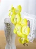 装飾的な花10pcs/lotリアルな人工蝶rochidフラワーシルクファレエノプシスウェディングホームDIY装飾偽物