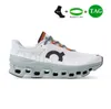 Sapatos que rodam em nuvem femininos nuvens x 3 Cloudmonster Federer Workout e Cross Trainning White Violet Designer Sports