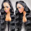 Luvin 32 Inch Body Wave 13x4 13x6 Lace Front Human Hair Wigs 250 Density Brazilian Remy Pre Plucked Frontal Wig For Black Women