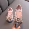 First Walkers Childrens Shoes Pearl Rhinestones Shining Kids Princess Baby Girls Party And Wedding D487 230217