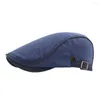 Berets Summer Men/Women Duckbill Baseball Cap Outdoor Sports verstelbare baret hoed Frankrijk Flat Visor Accessories