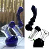 Dikke glazen pijp bubbler rookglazen buizen dab tabak koppel glazen oliebranderpijp