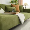 Chair Covers Universal Sofa Cover Chenille Cushion Striped Couch Slipcover For Living Room Non-Slip Armrest Backrest Towel