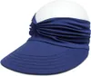 Szerokie brzegowe czapki kobiety Sun Visor Hat Anti-Ultraviolet Elastyczne puste na zewnątrz Szybka letnia plaża 2023 WEND22