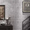 Fonds d'écran de haute qualité 3D motif de brique non tissé papier peint rétro auto-adhésif papier de décoration murale pour salon chambre décoration de la maison