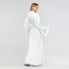 Этническая одежда Dubai Root Burst Clean Cardigan Open Abaya 2023 Kimono Исламские мусульманские женщины платья свадебные подарок твердый цвет XL