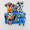 Action Toy Figures Mini Tobot Warrior Robot Blind Box Galaxy Detectives Action Figure Toys Tobot Brothers Monster Shuttle Speed ​​Beast Beast Car 230217