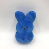 Manufacturers wholesale 15cm 6-color Easter rabbit plush toys holiday decorations cartoon dolls children's gifts