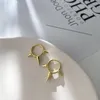 Hoopörhängen Punk Geometrisk oregelbundenhet nit för män kvinnor mode guldfärg ingen genomborrad falska öroncirkel smycken