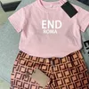 Completi di abbigliamento per bambini firmati per bambini Abiti di lusso per ragazze Abiti sportivi per ragazzi Abbigliamento classico per bambini Abbigliamento di moda T-shirt estiva