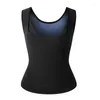 Intimo modellante da donna Neoprene Sauna Sweat Vest Polymer Waist Trainer Perdita di peso Shapewear Pancia Dimagrante Guaina Allenamento Body Shaper Corsetto