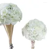Fleurs décoratives SPR haute qualité 10 pièces/lot fleur artificielle décoration de mariage pièce maîtresse toile de fond boule de Table