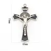 Keychains Jesus Cross Keychain Christianity Religious Fashion Retro Jewelry Accessories Gift Men Women Bags Car Keyring