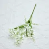 Fleurs décoratives muguet artificiel fausse fleur blanche carillon éolien orchidée bouquet de mariage floral pour la décoration de table de fête à la maison