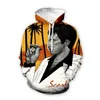 Impression 3D Scarface Art Nouvelle Mode Femmes/Hommes Unisexe Casual Hoodies et Pantalons Sport Suit 002