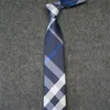 2023 Новые мужчины связывают модную шелковую галстук 100% дизайнерский галстук Жаккард Классический тканый