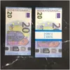 Zabawne zabawki hurtowa najwyższej jakości Prop euro 10 20 50 100 kopiuj fałszywe notatki kęsowe pieniądze, które wygląda na prawdziwe sztuczne euro zagraj z kolekcją DH6ZGOFO8