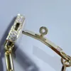 Gorące luksusowe bransoletki z łańcuszkiem dla kobiet list okrągły H zamek biżuteria S925 srebrna bransoletka zestaw francja jakość złote różowe złoto najwyższej jakości bransoletka