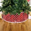 Noel Süslemeleri Ağaç Tatil Malzemeleri Sequined Polka Nokta etek