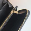 Modedesigner pl￥nb￶cker lyxiga zippy handv￤ska m￤n kvinnor koppling v￤skor h￶gkvalitativ blommobrev mynt pursar blixtl￥s korth￥llare med original box dammv￤ska