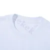 Marque de mode de luxe hommes T-shirt carré beignet lettre impression col rond manches courtes décontracté ample T-shirt haut noir blanc