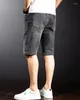 Jeans masculinos shorts de jeans de verão masculino masculino na moda tornozelo de tornozelo de harém