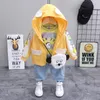 Clothing Sets Kids Clothes 3 Piece Set 0-4 Years Old Girl Long Sleeve Children Korean Style Boys And Girls Suits