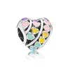 Gerçek Gümüş Renkli Aşk Pandora Yılan Zinciri Bilezik İçin Kalp Çekme Makeser Yapma Aksesuarlar Tasarımcı Orijinal Kutusu olan Kadınlar İçin Set