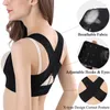 Women's Shapers Invisible Body Shaper Corset Women Chest Posture Corrector Belt Back Shoulder Support Brace Correction S-2XL