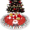 Decorações de Natal Decoração de Árvore Decoração de Floco de Snow Pano de Impressão