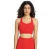 lu-348 soutien-gorge de sport sous-vêtements pour femmes ourlet antidérapant ceinture fine beau dos Yoga débardeurs vêtements de sport