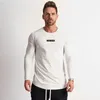 Men's T Shirts Muscleguys Brand Fitness Long Sleeve Shirt Mens Autumn Gym Clothing Cotton Casual Sports Men O-neck Slim Fit Tee