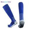 Meias masculinas de Wangcai01 Longo Meias de Futebol Longo MultiPs Sports Anti Slip Grip Rugby Men and Women Soccer Socks 0217H23