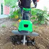 1500W Electric Scarifier Micro-Tiller Tiller Small Agricultural Plowing Machine Hush￥llen Pl￶jning av multifunktionell tr￤dg￥rdsodling Rotary Cultivator