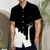 Casual shirts voor heren roman 3D -bedrukte herenhemd zakelijke stijl voor mannen Harajuku vintage kleding zomer camisa