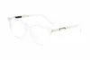 Lentille transparente Haute qualité femmes hommes lunettes de soleil en plein air mode luxe pc Côté de la monture en métal A8 glassesye verre 021 lunettes Avec boîte d'origine