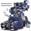 Ação Figuras de brinquedo Miniforce Penta x Ranger 5 em 1 Transformação Robot Bot Pentatron Modelo Mini Força deformação Combiner Ação Figura Toys Gift 230217