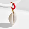 Dingle örhängen 2023 Summer Sea Shell Fashion Womens Creative Design Simple Beach Natural Conch Eloy Jewelry for Girls