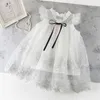 Robes en dentelle florale pour filles, vêtements de princesse pour enfants de 3 à 8 ans, vêtements décontractés, 230217